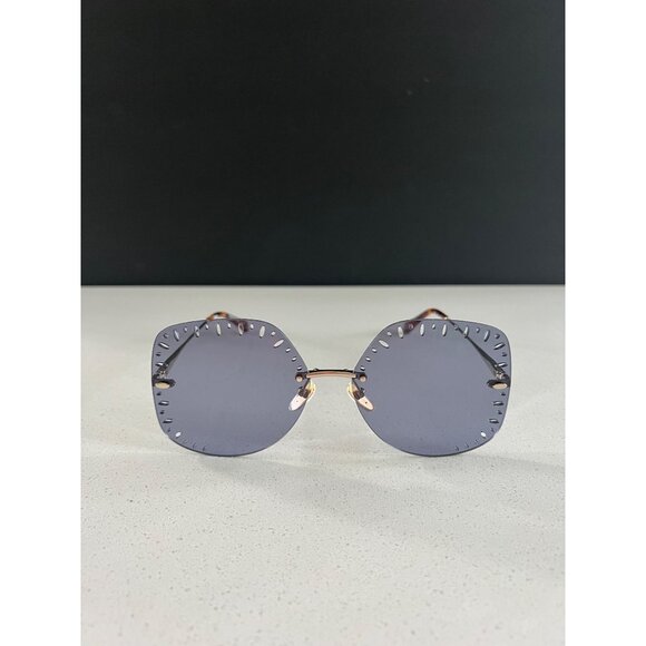 Chloe YSE Square-Frame Metal SunglassesGold Gold Light Blue - Picture 3 of 8